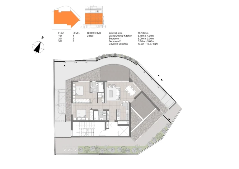 2 Bedroom Apartment for Sale in Drosia, Larnaca District