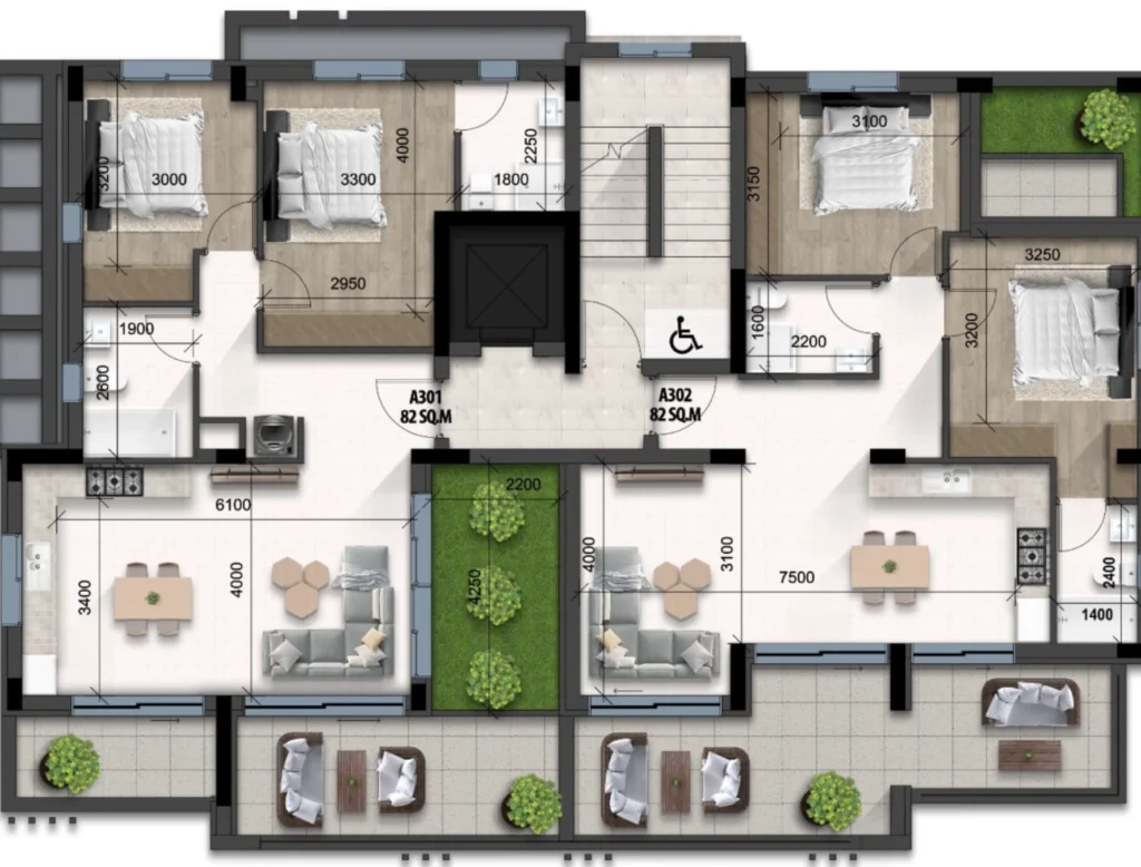 3 Bedroom Apartment for Sale in Drosia, Larnaca District