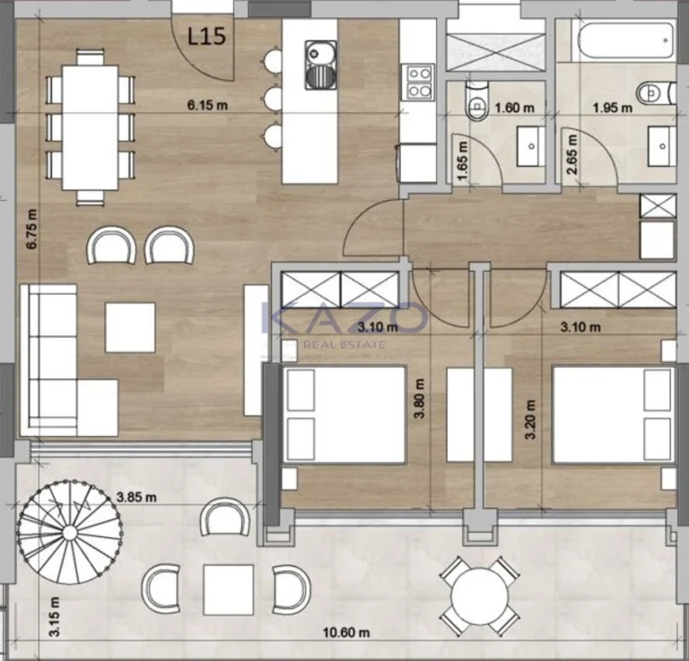 2 Bedroom Apartment for Sale in Limassol – Agios Nektarios