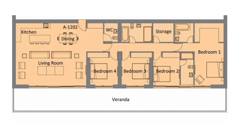 4 Bedroom Apartment for Sale in Kato Paphos