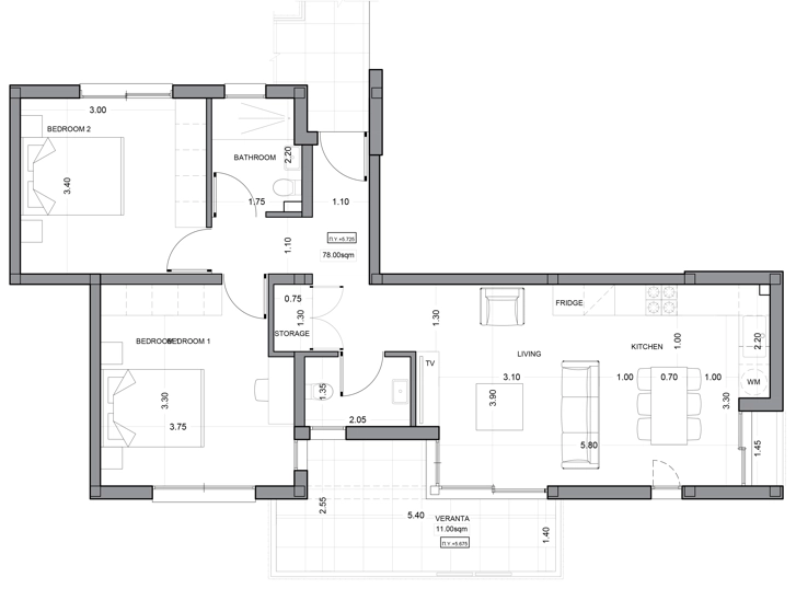 2 Bedroom Apartment for Sale in Pyla, Larnaca District