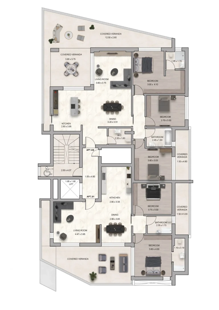 2 Bedroom Apartment for Sale in Limassol – Agios Athanasios