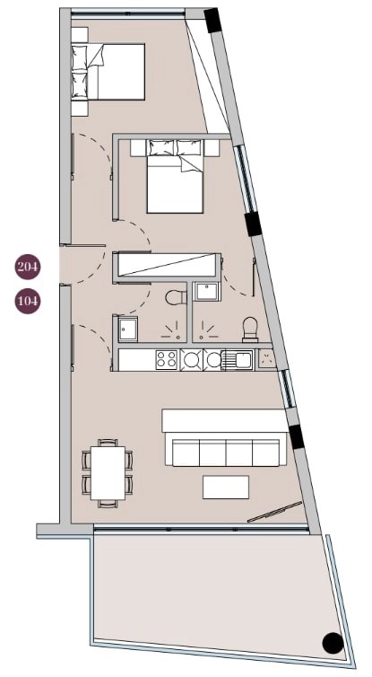 2 Bedroom Apartment for Sale in Germasogeia, Limassol District