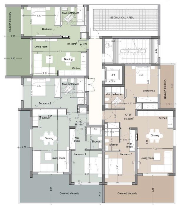 2 Bedroom Apartment for Sale in Germasogeia, Limassol District