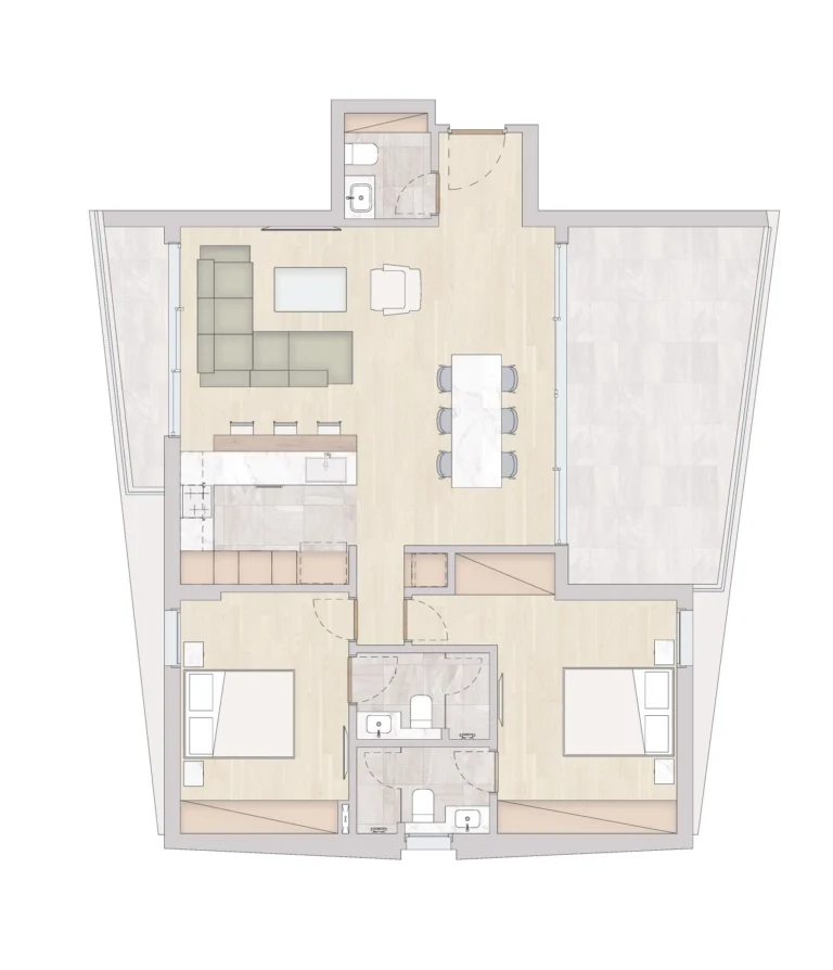 2 Bedroom Apartment for Sale in Limassol – Katholiki