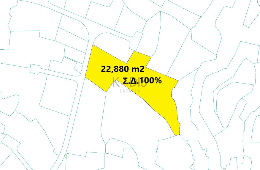 22,880m² Plot for Sale in Dali, Nicosia District