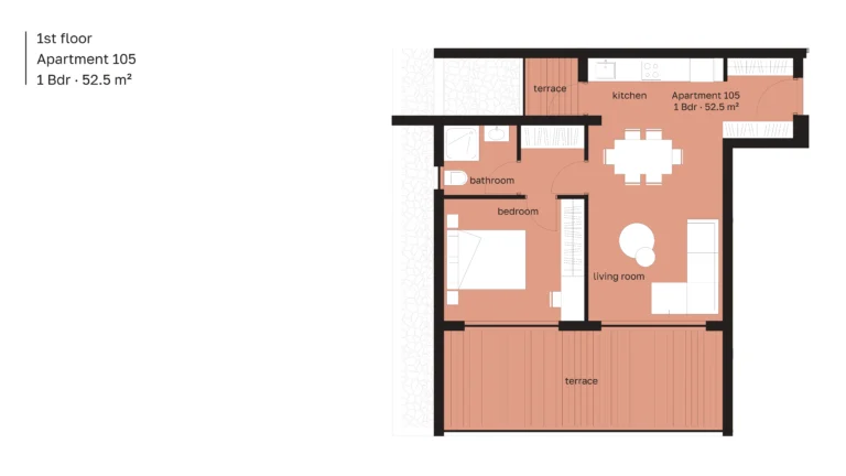 1 Bedroom Apartment for Sale in Nicosia – Agios Ioannis, Limassol District
