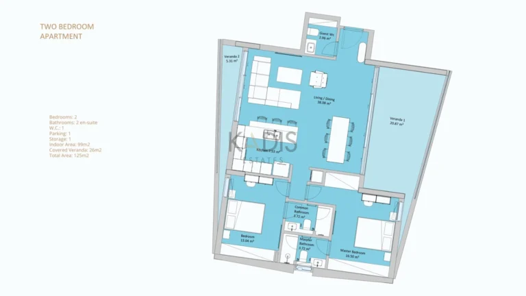 1 Bedroom Apartment for Sale in Limassol District