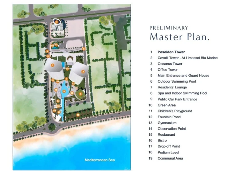 3 Bedroom Apartment for Sale in Limassol – Marina