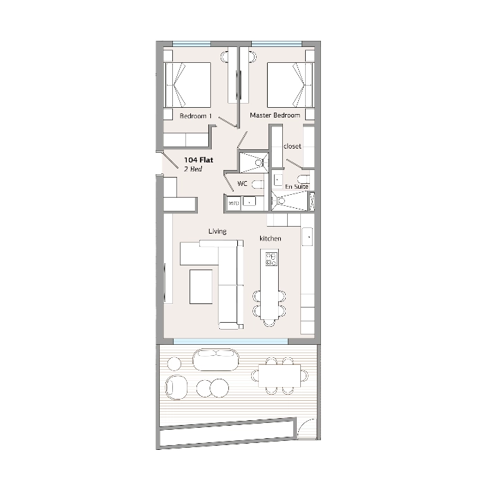 2 Bedroom Apartment for Sale in Germasogeia, Limassol District