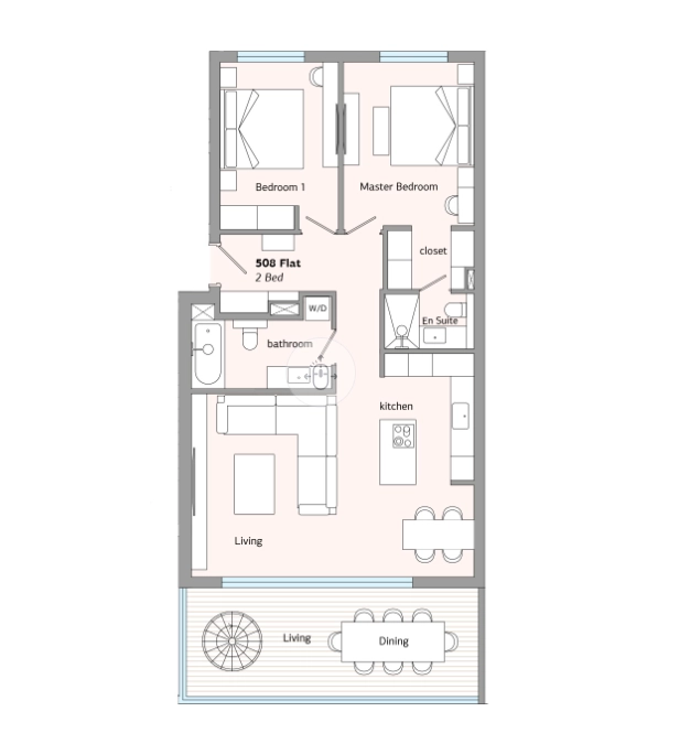 2 Bedroom Apartment for Sale in Germasogeia, Limassol District