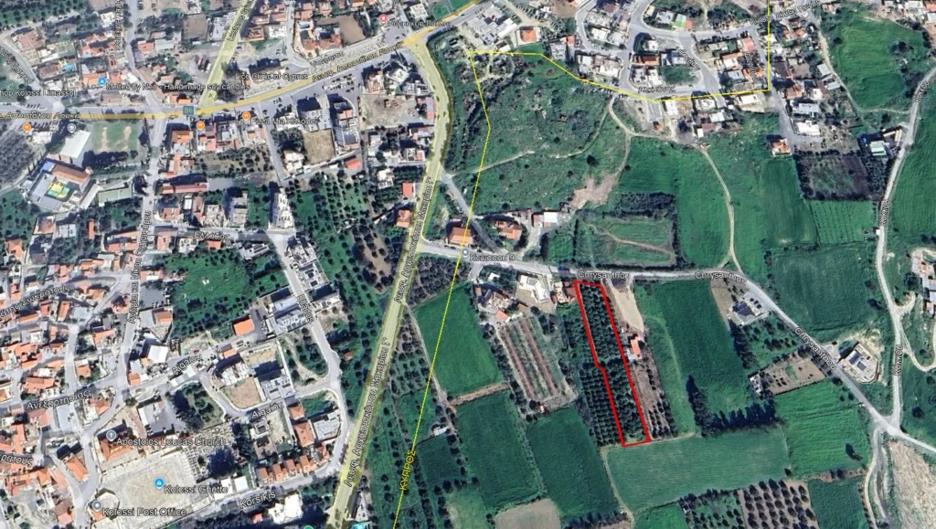 3,240m² Plot for Sale in Kolossi, Limassol District