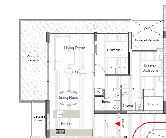 2 Bedroom Apartment for Sale in Kapparis, Famagusta District