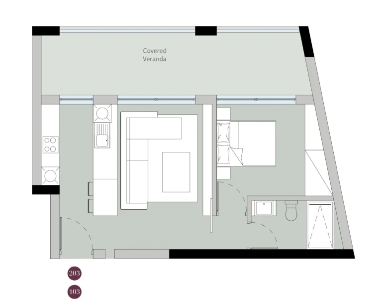 1 Bedroom Apartment for Sale in Germasogeia, Limassol District