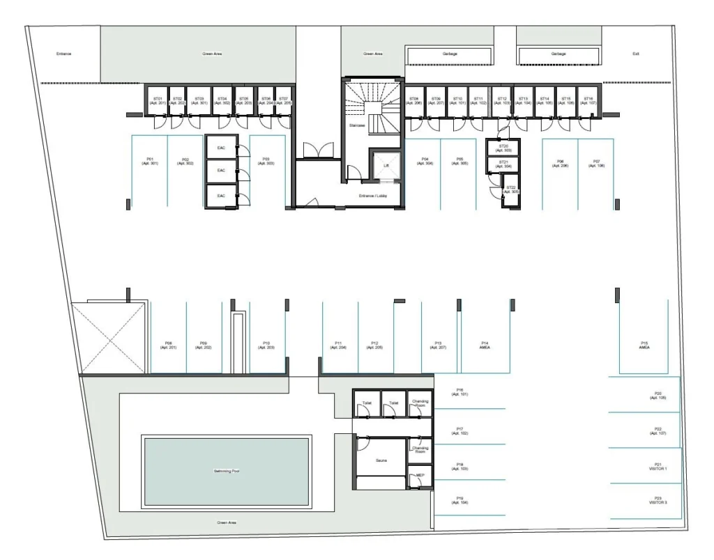 2 Bedroom Apartment for Sale in Limassol – Agios Athanasios
