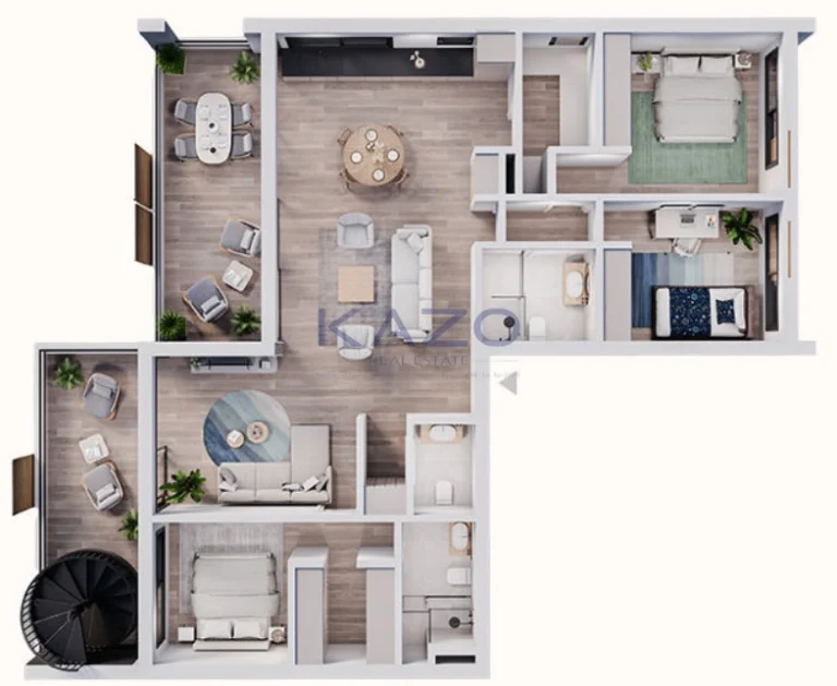 4 Bedroom Apartment for Sale in Limassol – Zakaki