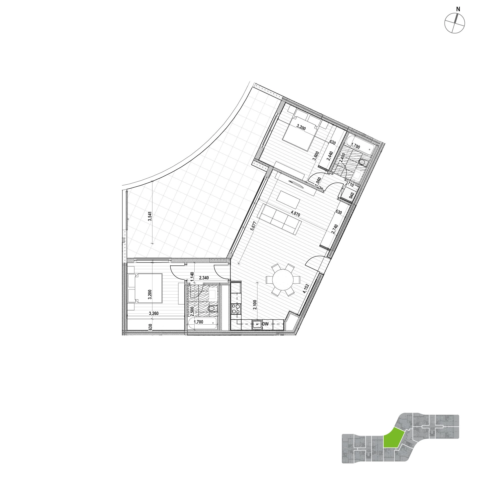 2 Bedroom Apartment for Rent in Potamos Germasogeias, Limassol District