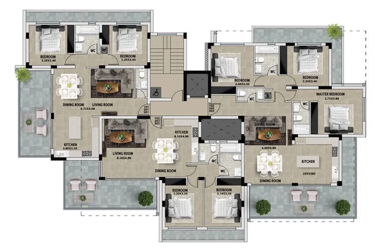 2 Bedroom Apartment for Sale in Germasogeia, Limassol District