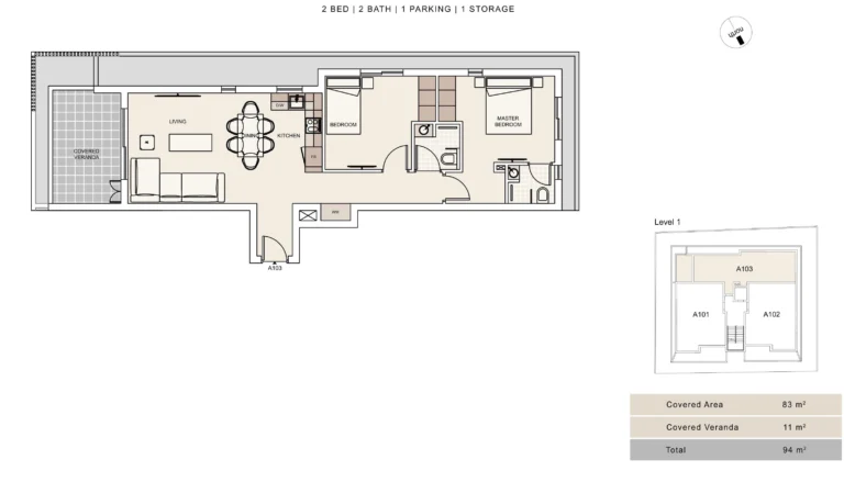 2 Bedroom Apartment for Sale