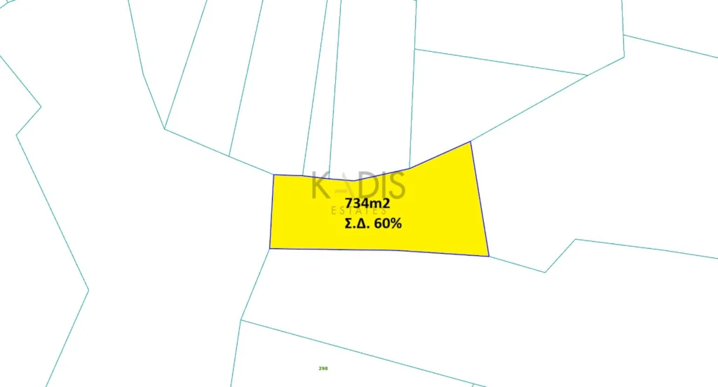 734m² Plot for Sale in Lythrodontas, Nicosia District