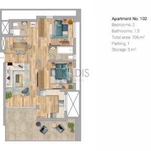 2 Bedroom Apartment for Sale in Pyrgos Lemesou, Limassol District