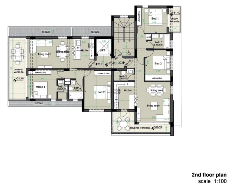 2 Bedroom Apartment for Sale in Potamos Germasogeias, Limassol District