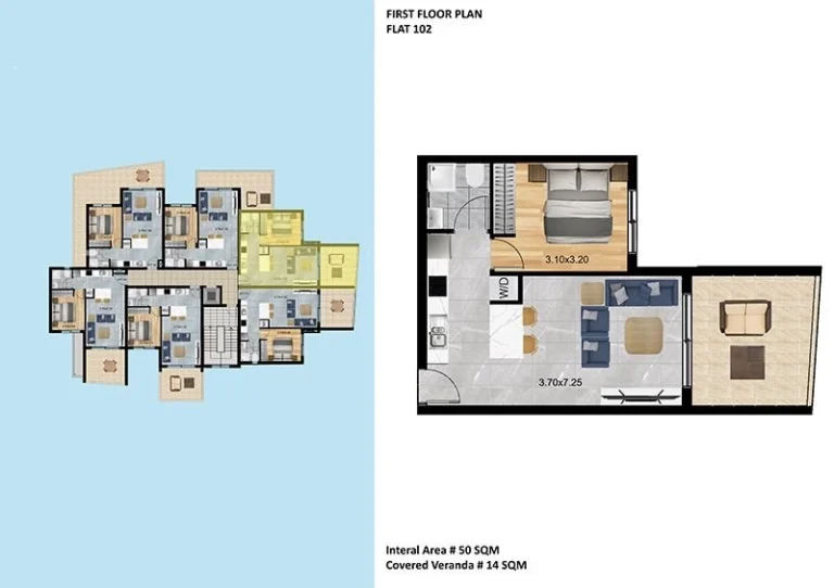 1 Bedroom Apartment for Sale in Agia Paraskevi, Limassol District
