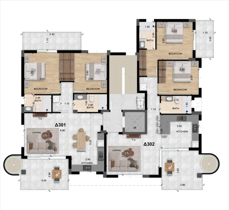 2 Bedroom Apartment for Sale in Limassol – Ekali
