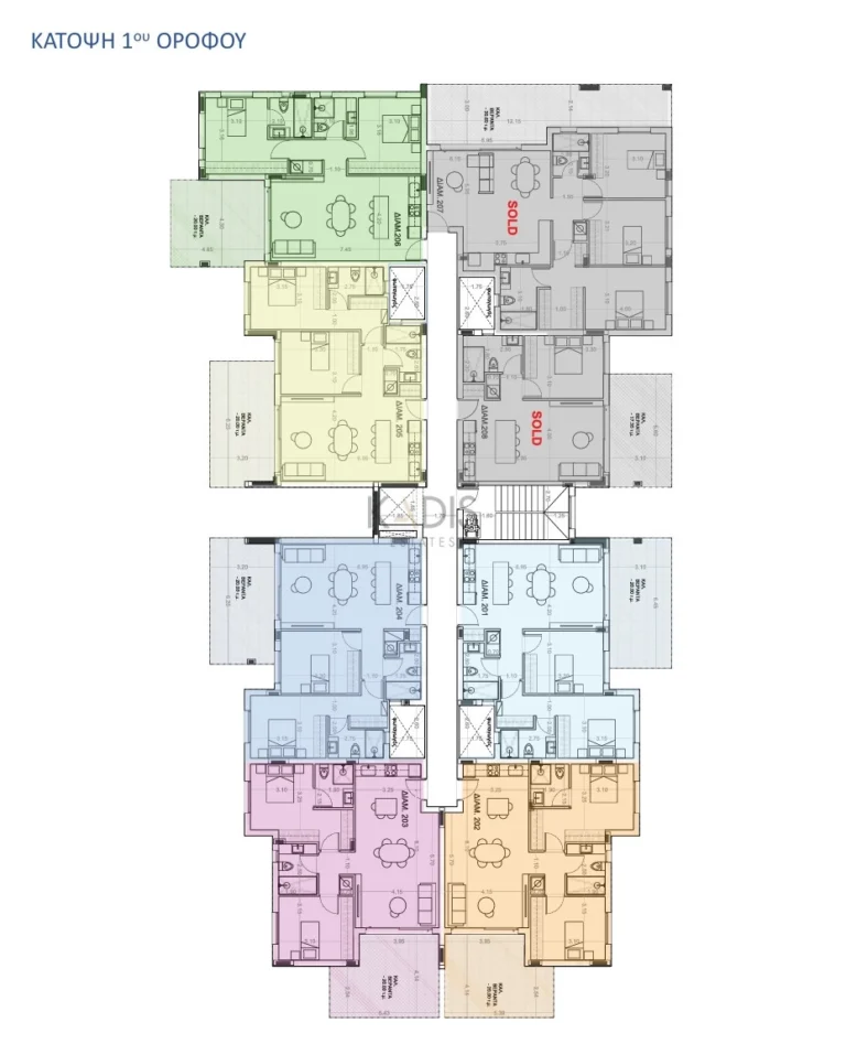 2 Bedroom Apartment for Sale in Kokkinotrimithia, Nicosia District