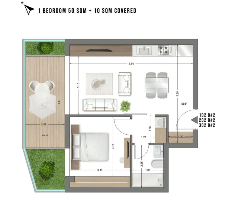 1 Bedroom Apartment for Sale in Limassol – Mesa Geitonia