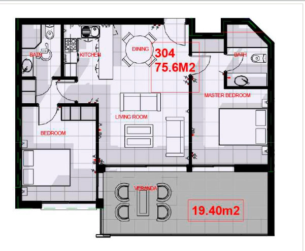 2 Bedroom Apartment for Sale in Chlorakas, Paphos District